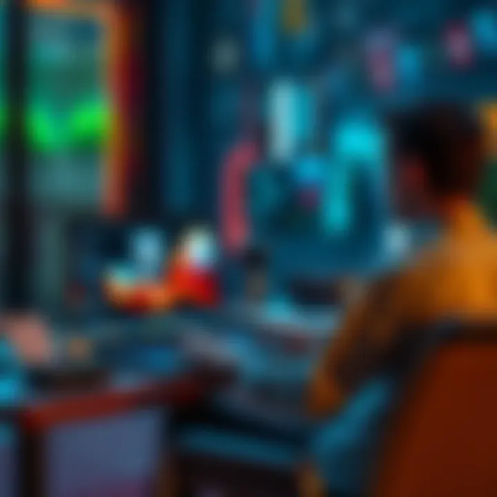 Z-Image Turbo on GTX 1650 A person sitting at a laptop displaying Z-Image Turbo software, working on an image processing task, with a GTX 1650 graphics card visible nearby.