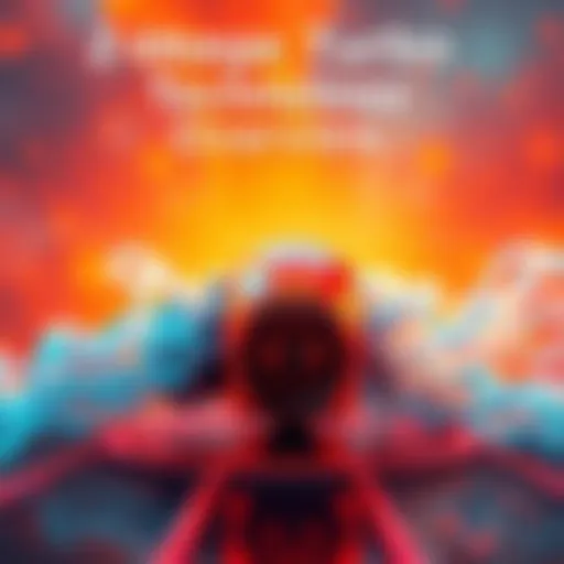 An illustration showing Z-Image Turbo technology improving digital images with vibrant colors and sharp details.