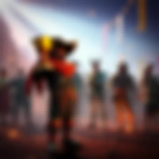 A gaucho character stands proudly holding a trophy at Indie Dev Argentina event, celebrating the win of Zupay: Shadows of Independence.